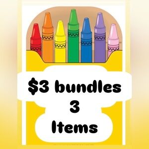 $3 Bundles any 3 items previously loved
